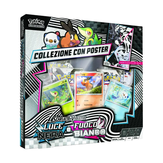 Collezione con Poster - Pokemon Bianco e Nero ITA