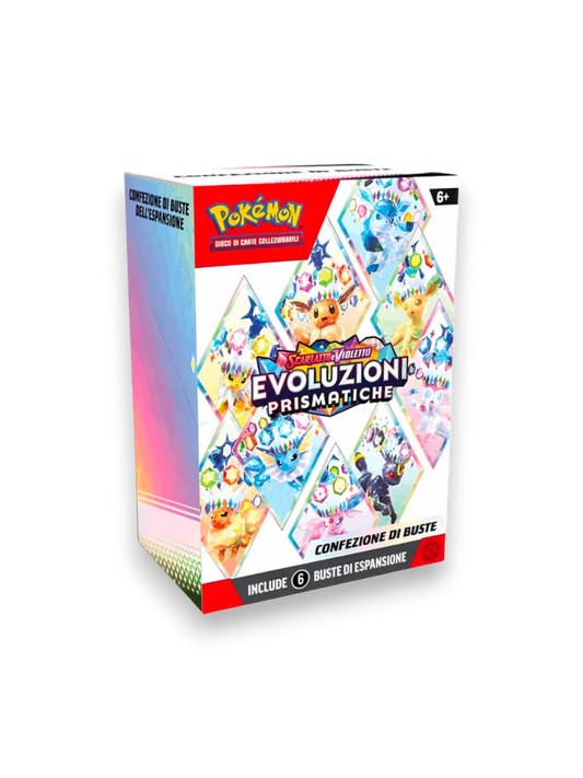 Box da 6 bustine di Evoluzioni Prismatiche